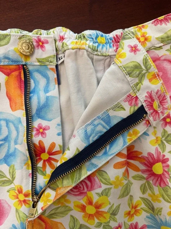 Big Bud Press Trousers Vintage Wallpaper Floral Print Pants Women’s Size XL - Picture 9 of 11